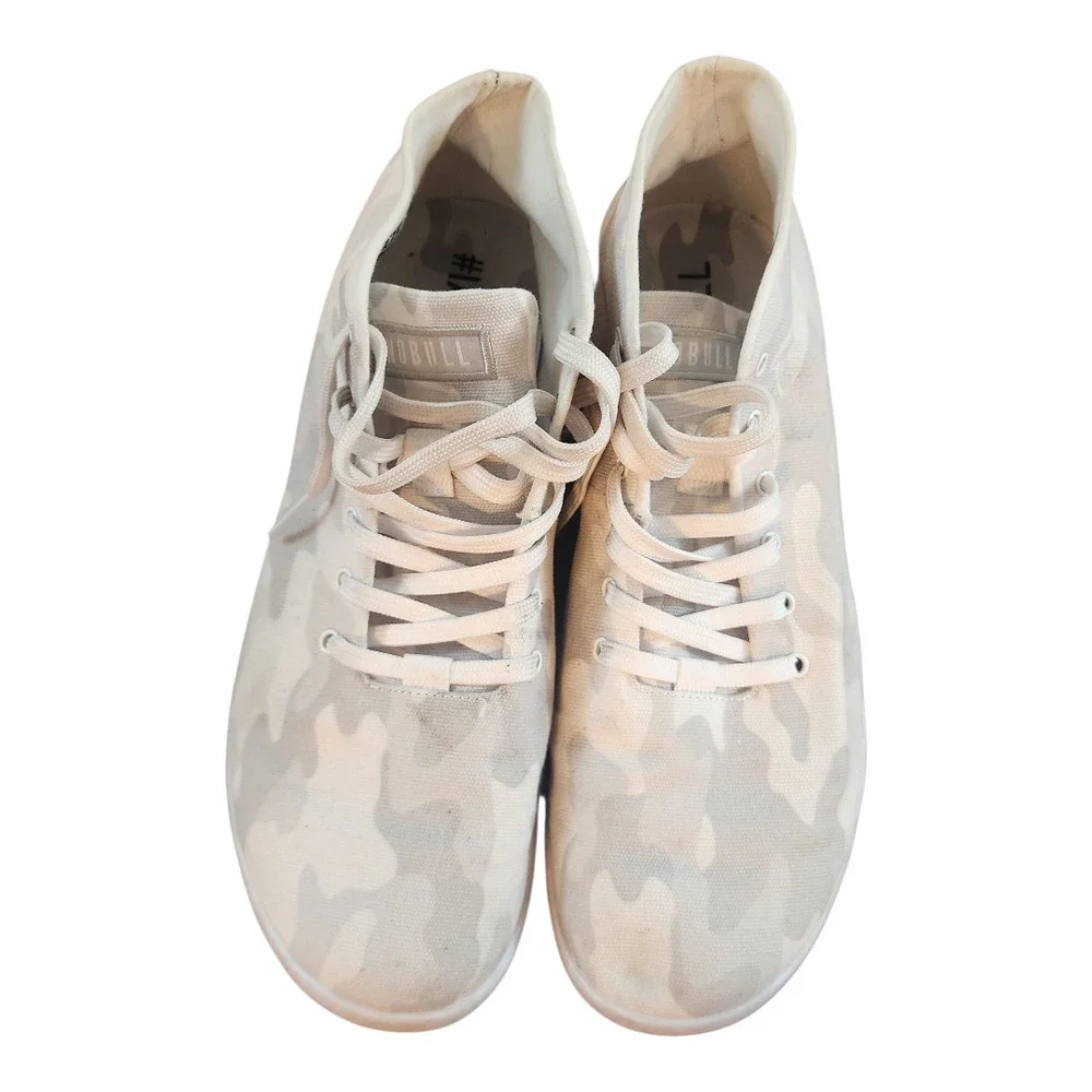 NoBULL high top shoes unisex men 10.5 Women 12 artic camo canvas trainer workout